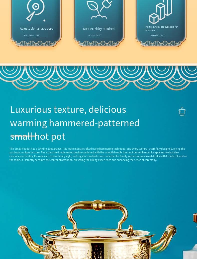 Inflatable Hot Pot, Single-Serving Hot Pot, Ideal for Private Dining at Clubs and Hotels, One Pot per Person, Gas Stove, Household Gas