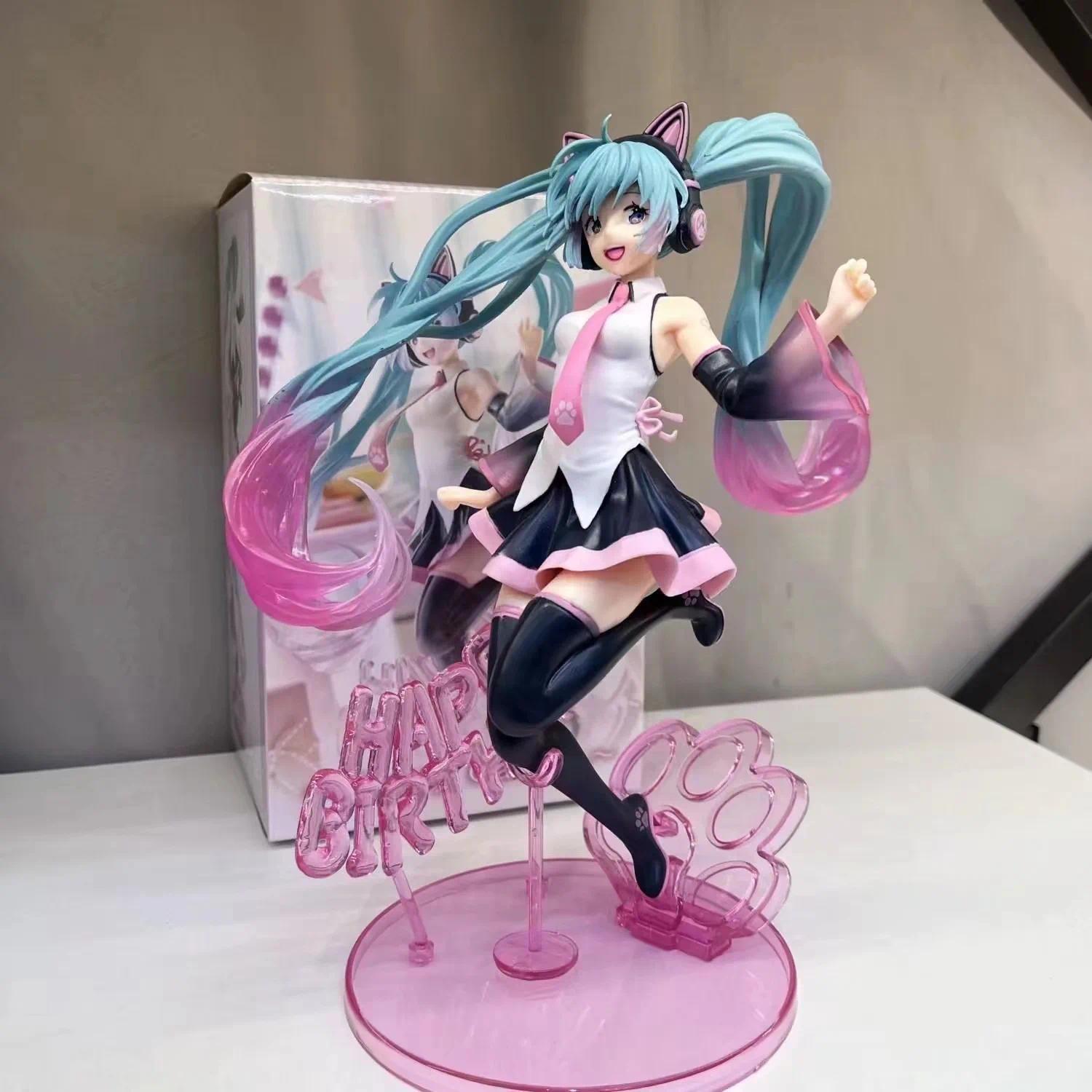 High Quality Hatsune Miku Anime Figure Virtual Singer Pvc Action Figure 14~25cm