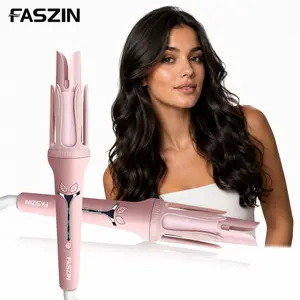 Faszin Automatic Hair Curler, 32mm Rotating Curling Iron with Negative Ions, 3 Adjustable Temperature Settings, Ceramic Curling Wand for Women, Home Hair Styling Tool