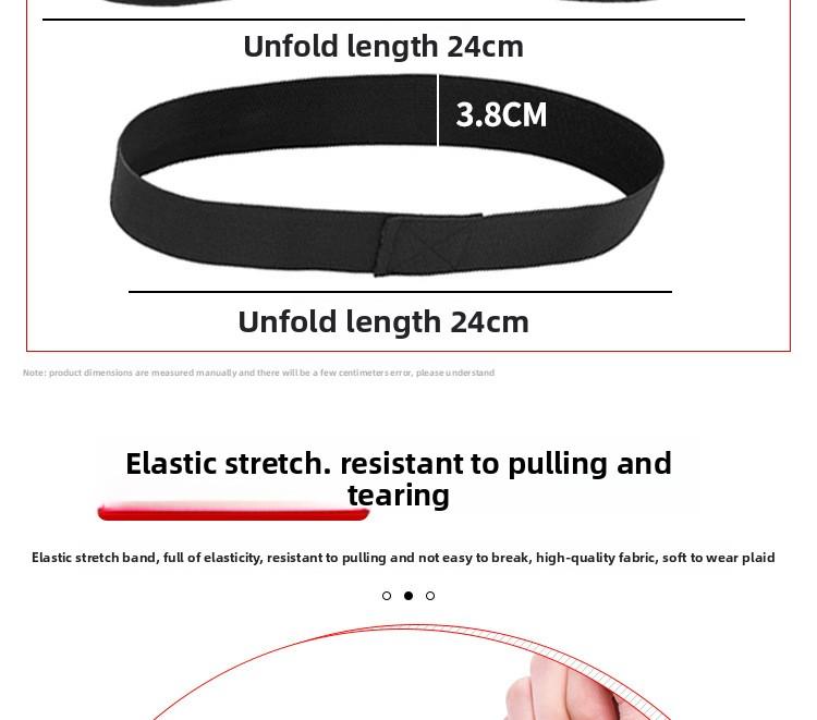 Codree Baseball Swing Trainer Bands - Elastic Hitting Resistance Band for Baseball & Softball, 3.8*24cm, Black, Improve Skills & Posture, Training Aid for Beginners & Enthusiasts
