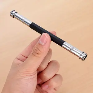 Telescopic Pencil Extender Dual Clip Adjustable Grip, Anti-Slip Drawing Tool for Sketching, Portable Art Supplies Kit, Professional Sketching Holder Compatible with Multiple Pencils for Artists Students
