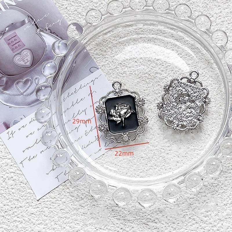 Alloy Sweet Jelly Color Bear Moon Butterfly Pendant DIY Handmade Jewelry Bracelet Necklace Bead Accessories