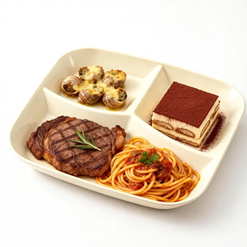 3pcs Adult Portion Control Plates, Restaurant Use, Three-Compartment Square Plastic, Reusable, Microwave & Dishwasher Safe, Healthy Diet, Picnic, Salad, Divider Plate