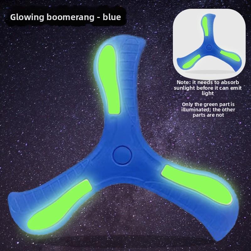 Outdoor Sports Children's Toys Park Outdoor Sports Darts Frisbee Cool Children's Luminous Boomerang Soft Label