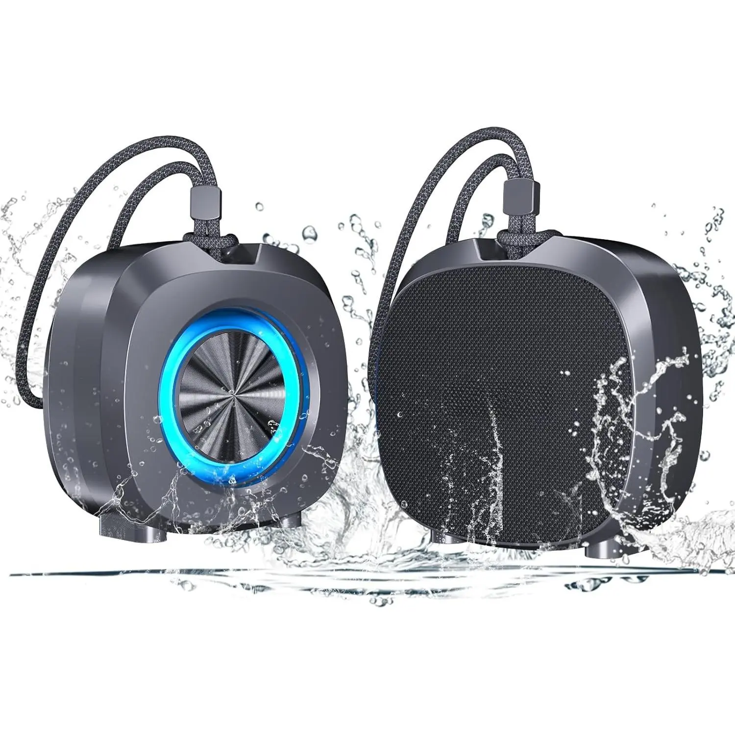 Speaker, Portable , IPX5  Speaker,  5, RGB Color Lights, Loud Stereo Sound, Bass, TWS Pairing, Suitable for Party, , Outdoor Use for Long Time Playing.