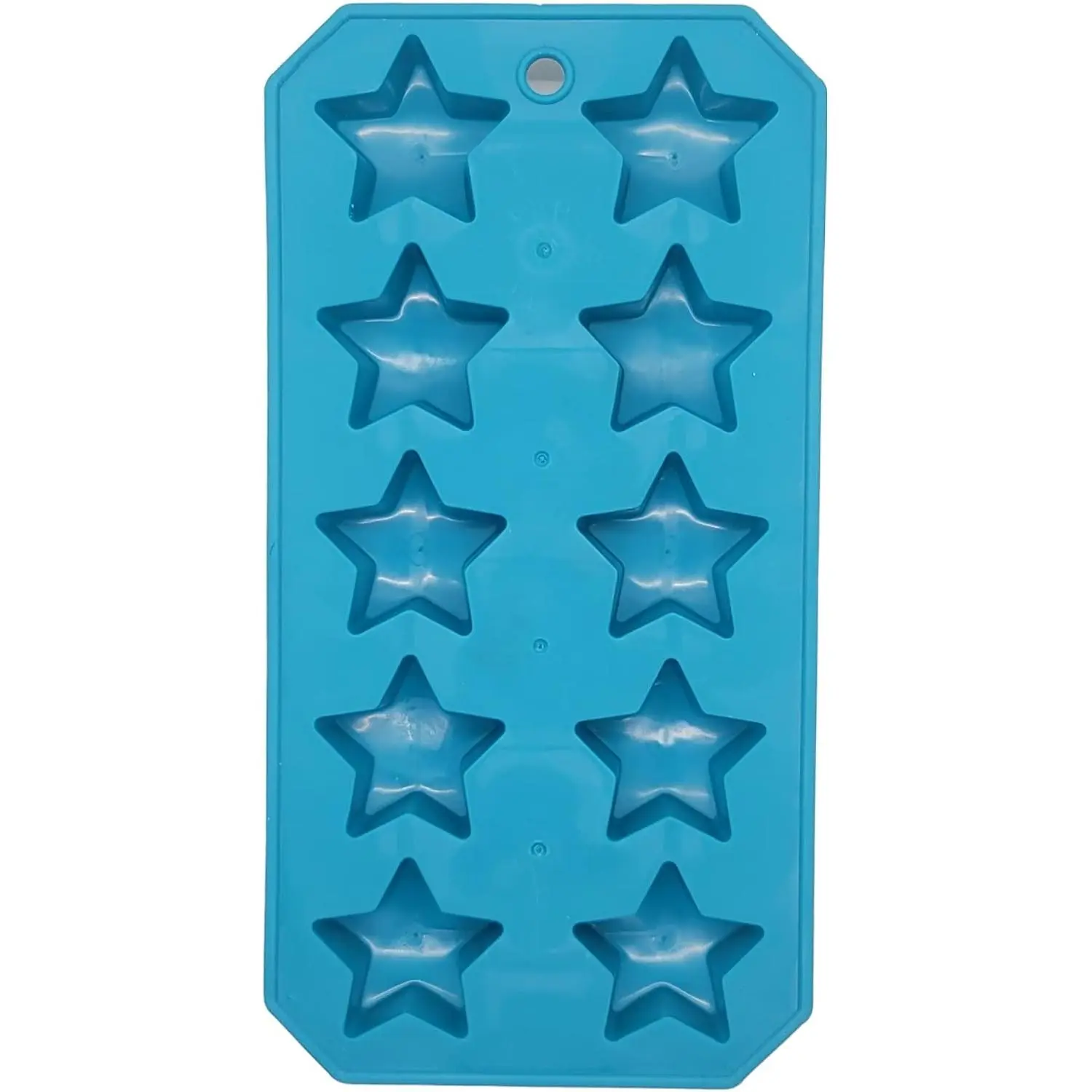 Flexible Thermoplastic 10-Cube  Tray -  Shapes (1 Pack)