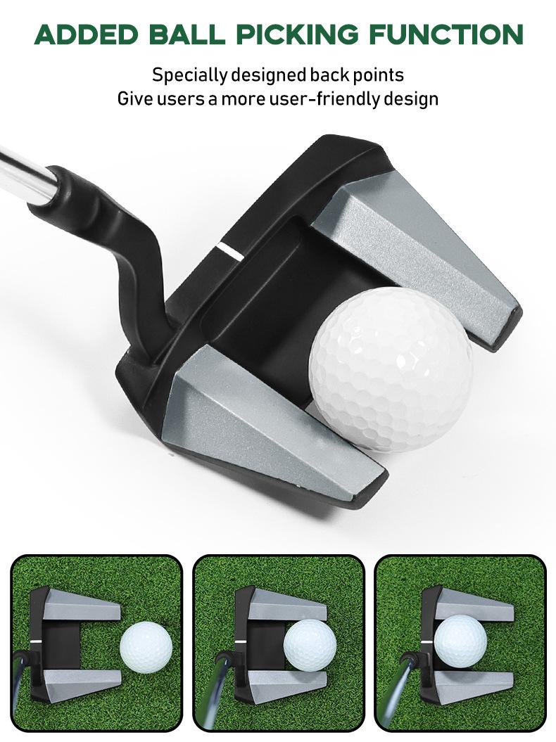 Best-Selling Golf Club: Self-Standing Putter for Men & Women - CNC-Milled Steel Shaft, Unique Design (Adult Size)