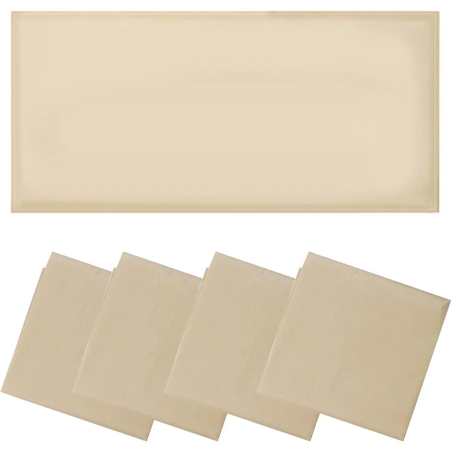 4 Pcs Fluorescent Light Covers - Light Covers for Ceiling Lights Classroom, Magnetic Light Filters for Office, Hospitals, Home 4 x 2 Feet (Warm Yellow)