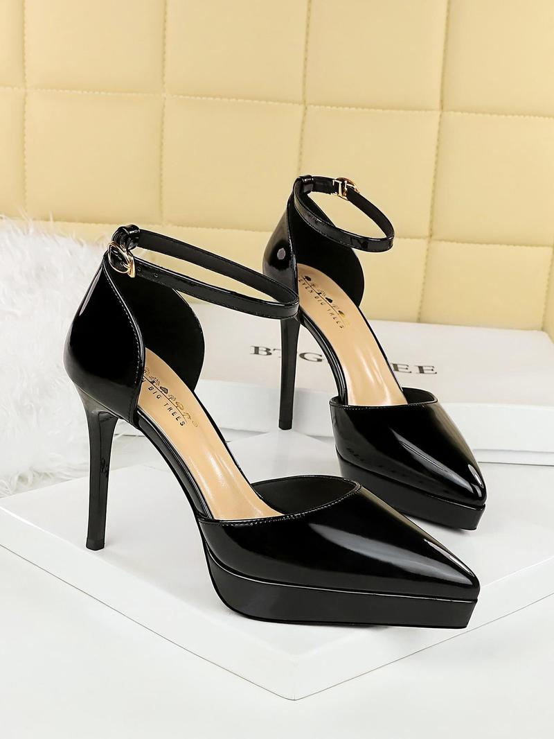 Women's Fashionable Solid Color Stiletto Heels, Elegant Pointed Toe High Heels for Party, Daily Clothing Decor for Women & Girls, Walking Shoes, Stiletto Heeled Pumps