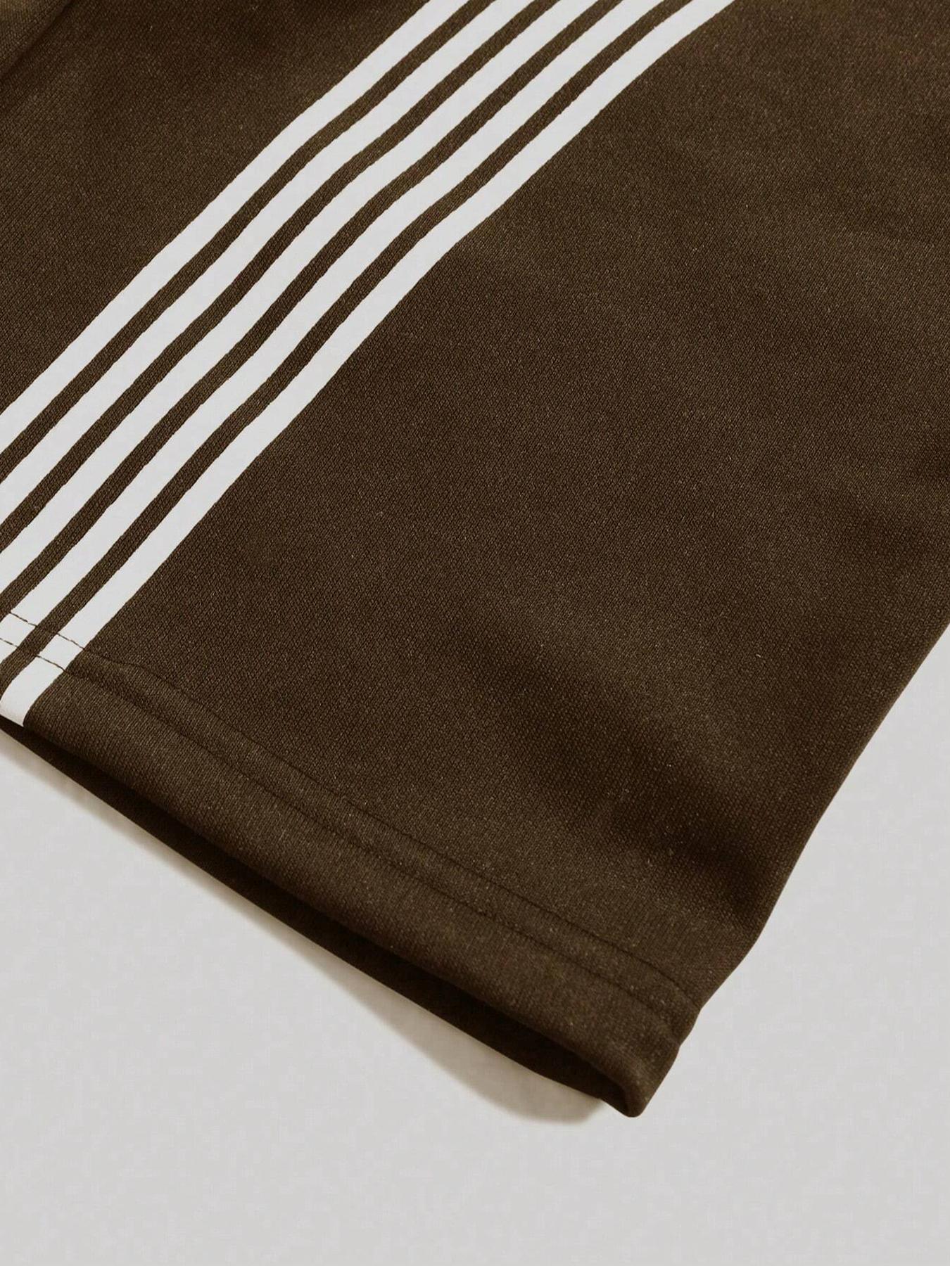 Men's Striped Print Waistband Jogger Pants, Casual Comfy Breathable Sweatpants for Daily Wear, Men's Trousers for All Seasons, Sports Pants