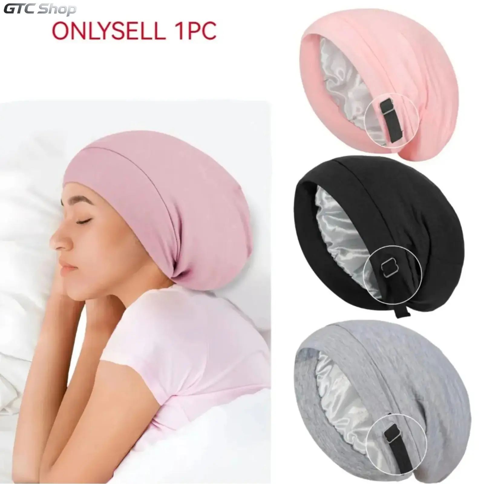 3-Packs Adjustable Sleep Mask with Shoulder Strap, Soft One-Size Anti-Knot Blindfold for Women & Unisex Lightweight Sleeping Aid, Portable Eye Cover for Camping, Hiking Hammock Use, Three Packs