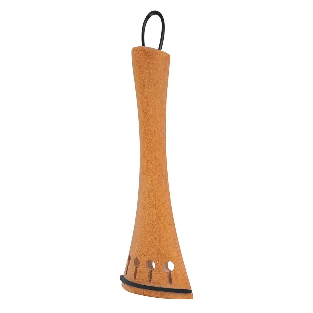 Violin Accessories 2-Piece Set Ln139, Jujube Wood Tailpiece + Tailgut, 4/4-3/4 Sizes, PVC Bag Included, Essential Violin Gear