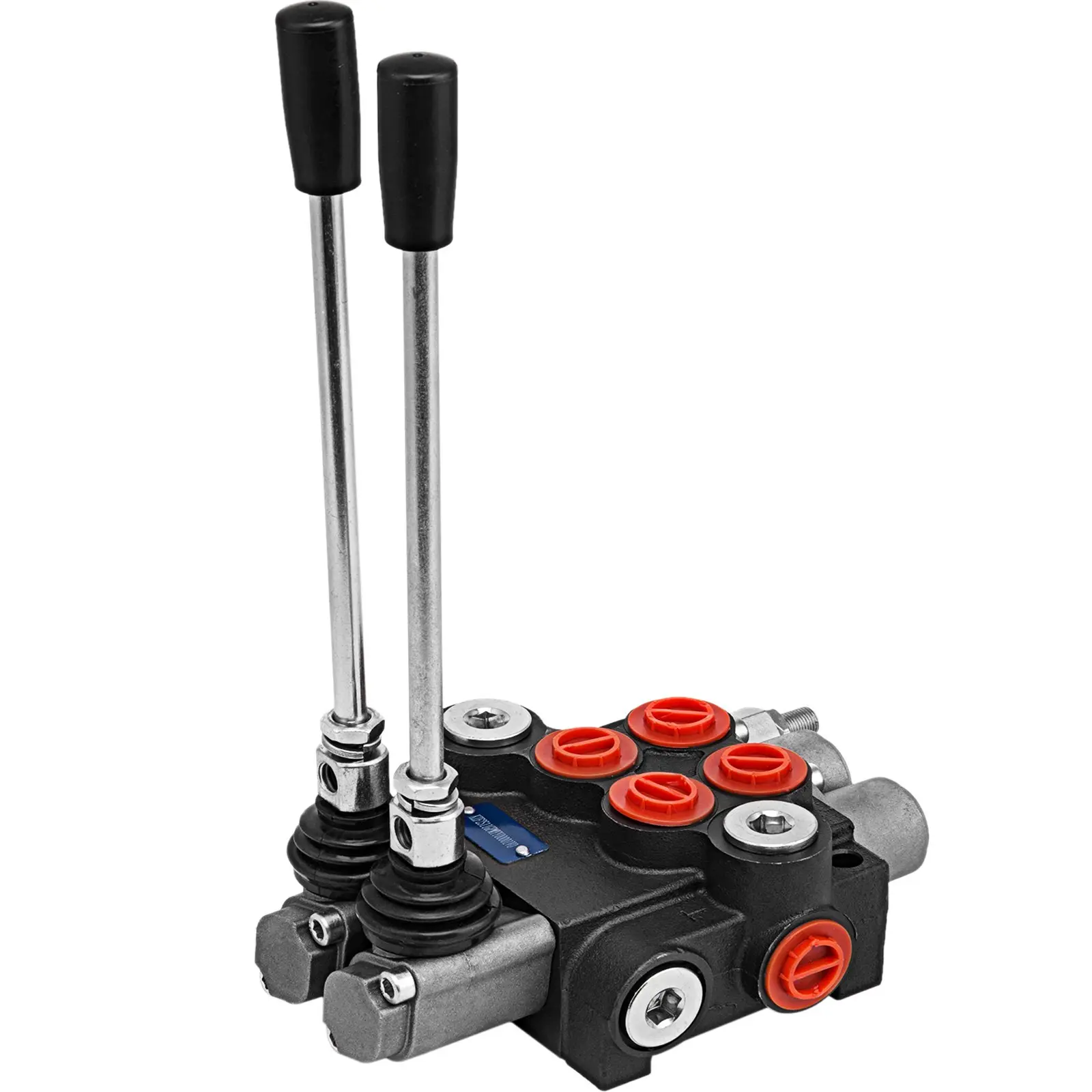VEVOR Hydraulic Directional Control Valve, 2-Spool Double Acting, 11gpm Flow, Hydraulic Control Valve for Tractor Users, Loaders, Tanks
