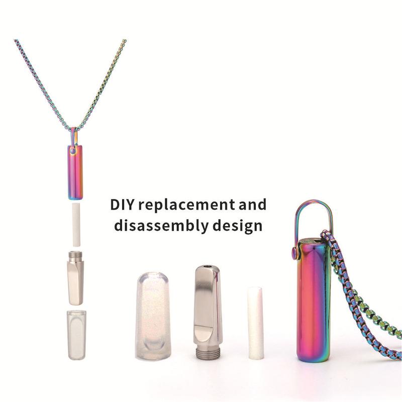 QS2230 Breathing Resistance Necklace Built-in Cotton Core Meditation Jewelry QS2230 Breathing Resistance Necklace Built-in Cotton Core Meditation Jewelry