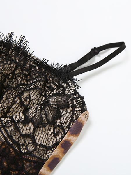 Sexy Leopard Print Backless Lace Up Dress, Summer Fashion Slim Fit Sleeveless Bodycon Dress, Women's Casual Party Wear