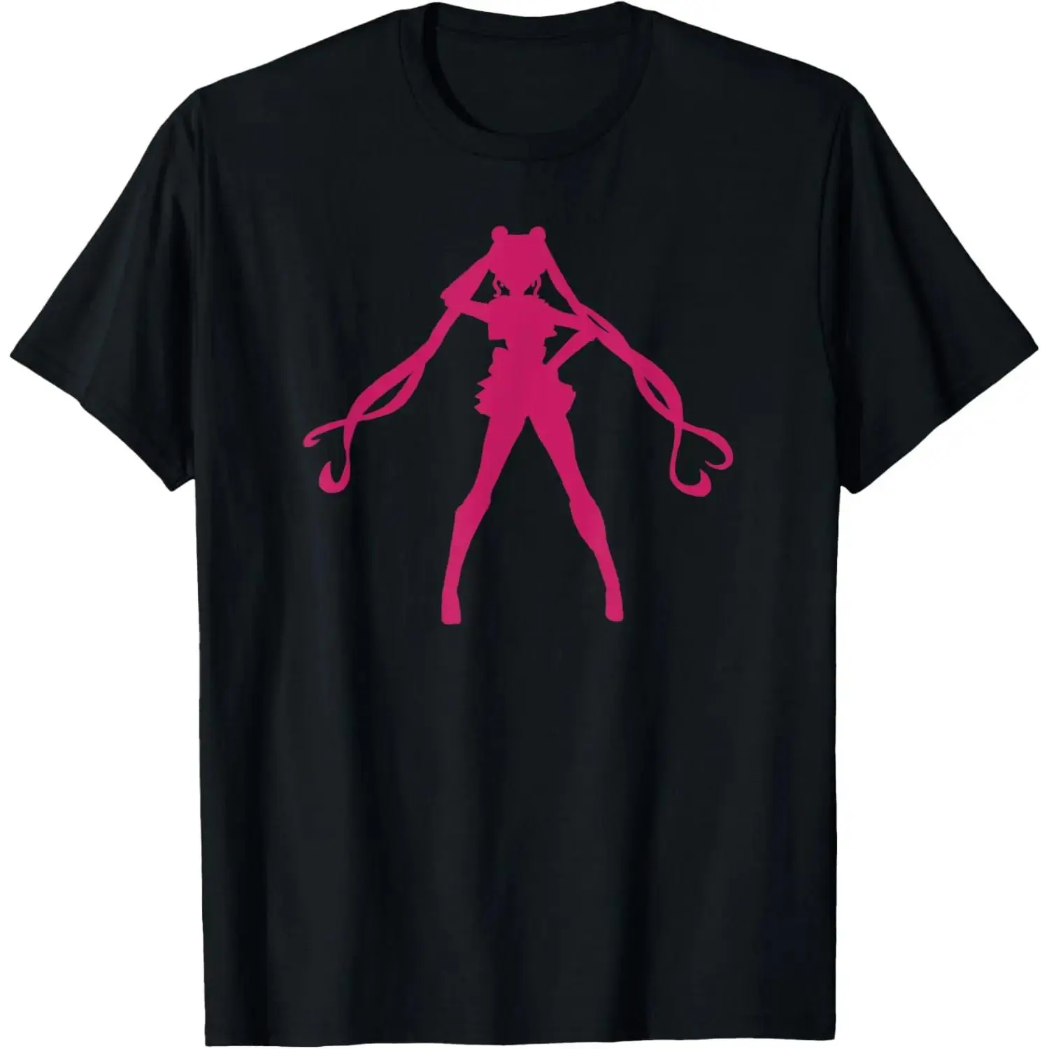 Women's Sailor Moon Graphic T-Shirt, Soft Breathable Cotton Fabric, Relaxed Fit Crewneck for Everyday Wear, Tshirt, Top, Shortsleeve, Piece, Comfy, Tops, Style, Round Neck