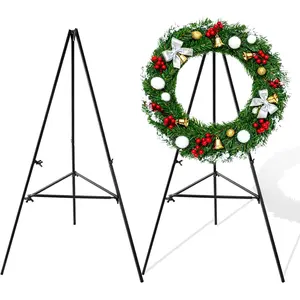 2 Pcs Christmas Metal Wreath Stand Holder - Detachable Wreath Holder for Cemetery, Wreath Easel for Wedding Flower Display Wreath Holder for Grave Gravestone Indoor,Outdoor Decorationsfidget toys