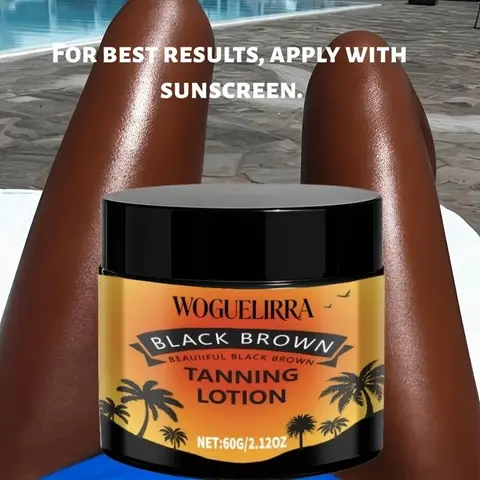 Coconut Bronzing Balm, Tan Lotion, Travel Tanning Lotions, 48-Hour Long-Lasting, Coconut Oil Infused, Flawless Smooth Tanning, Smooth Texture, Travel-Friendly, Phenol-Free, Colorless Tanner