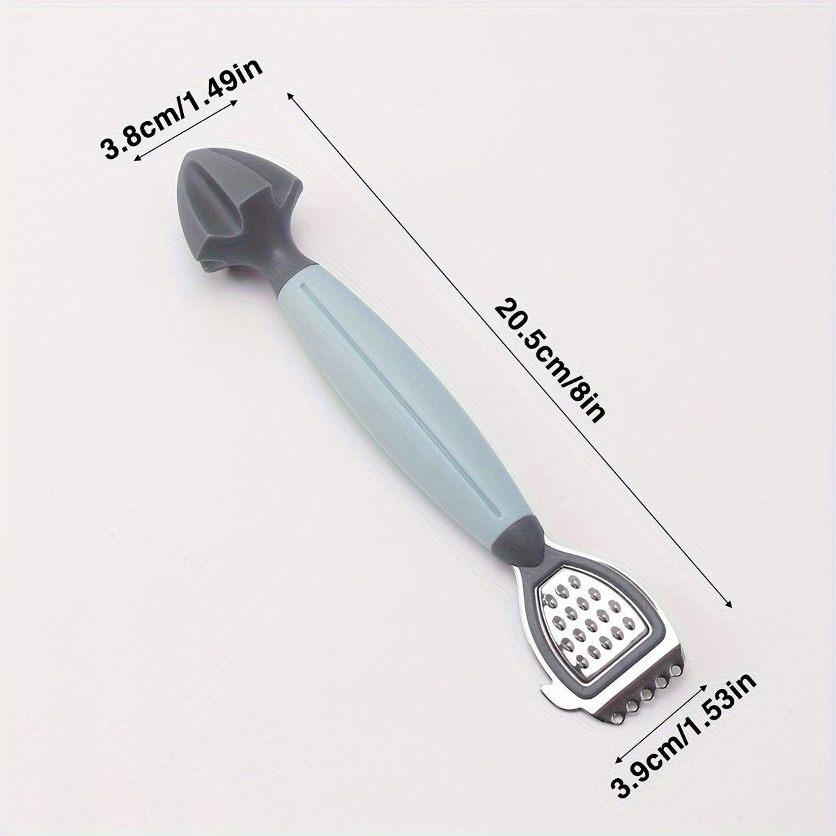 1pc, Lemon Peeler Graters, Citrus Squeezer, Stainless Steel Lemon Zester, Fruit Reamer, Soft Handle Multifunctional Grater, Lime Oranges Grapefruit Fruits Peeling Knife, Kitchen Tools Kitchen Accessories