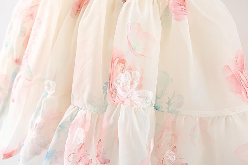 Summer Fairy Dress for Baby Girls with 3D Butterfly Wings, Perfect for Sweet Birthday Parties And Evening Events, Stylish Princess Gown for Girls Aged 0-3