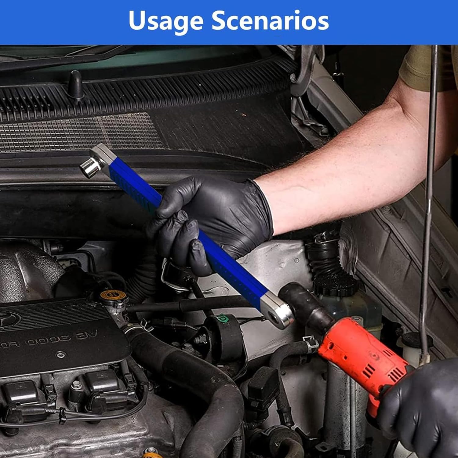 Adjustable Universal Socket Wrench Set, Multifunctional Socket Wrench Set, Double-ended Labor-saving Wrench, Suitable for Small Area Universal Extension Wrench, Hex Combination Wrench