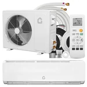 12000 BTU Mini Split Wall Mounted Air Conditioner & Heater - 19 SEER2 Ductless Inverter, Timer, Sleep Mode - Efficient Heating & Cooling for Rooms Up to 750 Sq.Ft, 115V