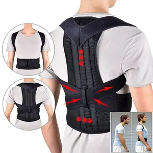 Adjustable Back Posture Corrector for Men and Women, Comfortable Clavicle Support Brace to Stop Slouching and Hunching, Under Clothes Back Trainer