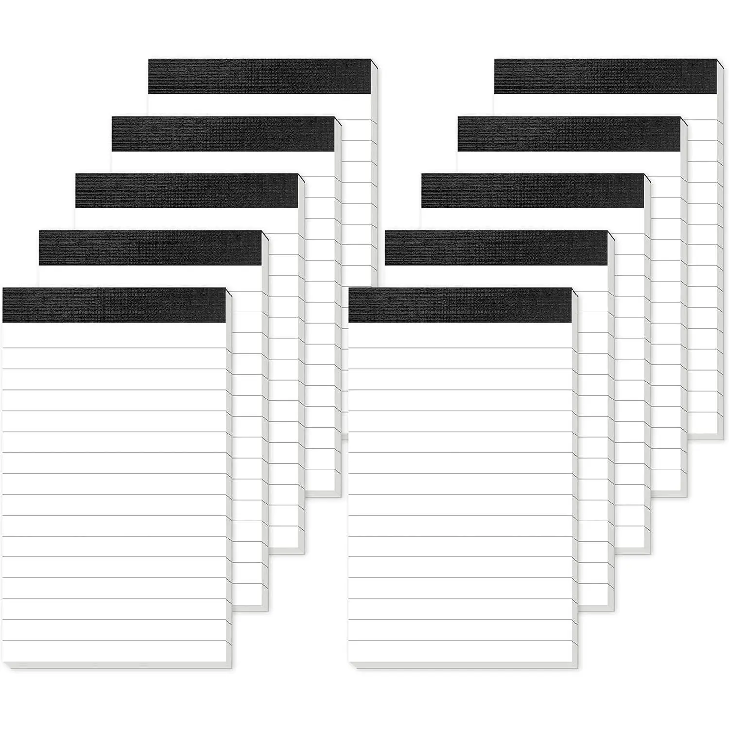 10 Pack Small Note Pads 3x5 Lined Writing Pads Small Pads of Paper 3x5 Pad | Mini Notepads with 30 Sheets per Notepad Paper Pads Mini Legal Pads 3x5 Inch Pocket Notebook for Taking Notes and Reminders