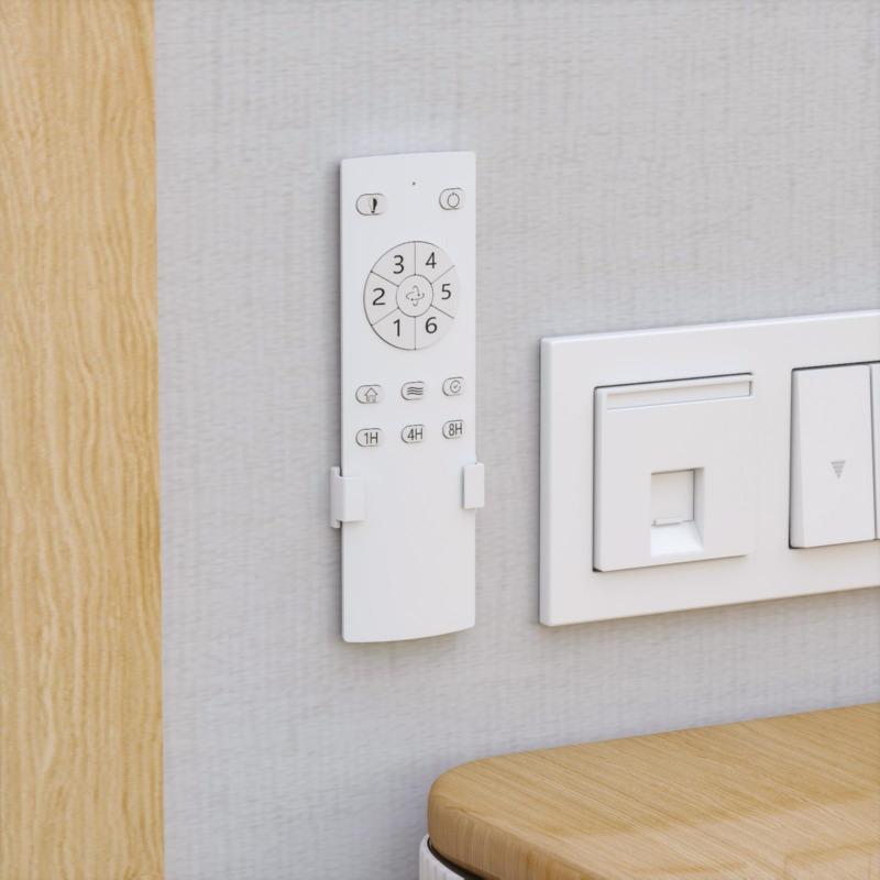 FUFU&GAGA 52" 3-Blade Wood Ceiling Fan with Remote Control and Timing, Brown Modern