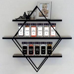 25 Spice Jars with 547 Labels- Glass Spice Jars with Black Metal Caps, 4oz Empty Spice Containers with Shaker Lids, Funnel, Chalk Pen, Square Seasoning Bottles for Spice Rack, Drawer, Cabinet