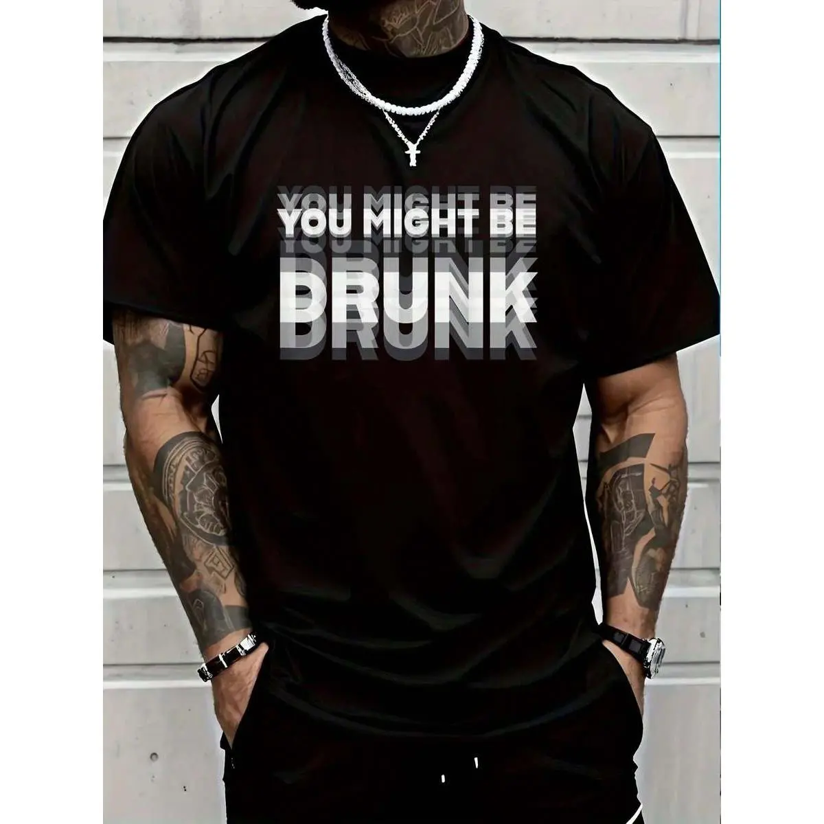 Funny Drinking Humor You Might Be Drunk T-Shirt Women's Men Graphic Tee
