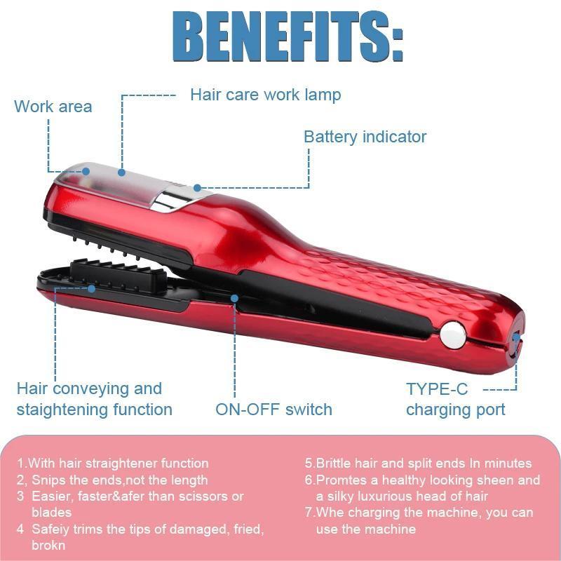 furcation trimmer, a professional barber tool, is a portable and easy-to-use furcation remover for smooth and healthy hair repair, suitable for all hair qualities.
