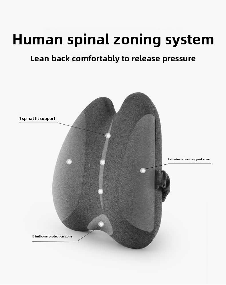 Waist Support Cushion, Chair Back Cushion, Car Lumbar Pillow, Maternity Waist Pillow, Throw Pillow, Lumbar Seat Support Pillow, Backrest, U-Shaped