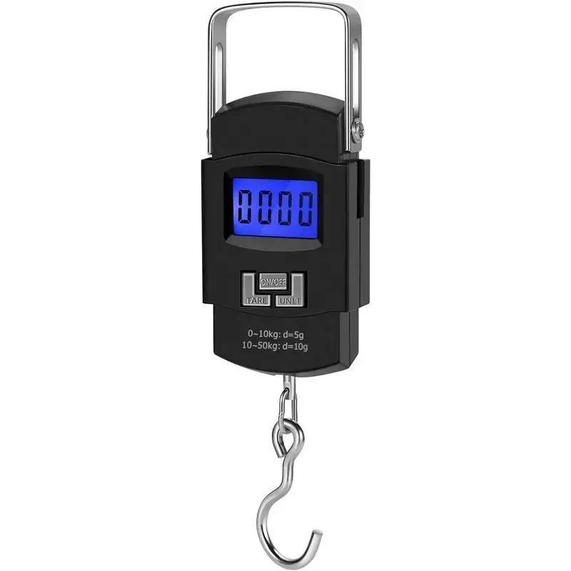 Digital Fish Scale Hanging Scale, Practical Stainless Steel Hook Scale, Professional Scale for Freshwater & Saltwater Fishing
