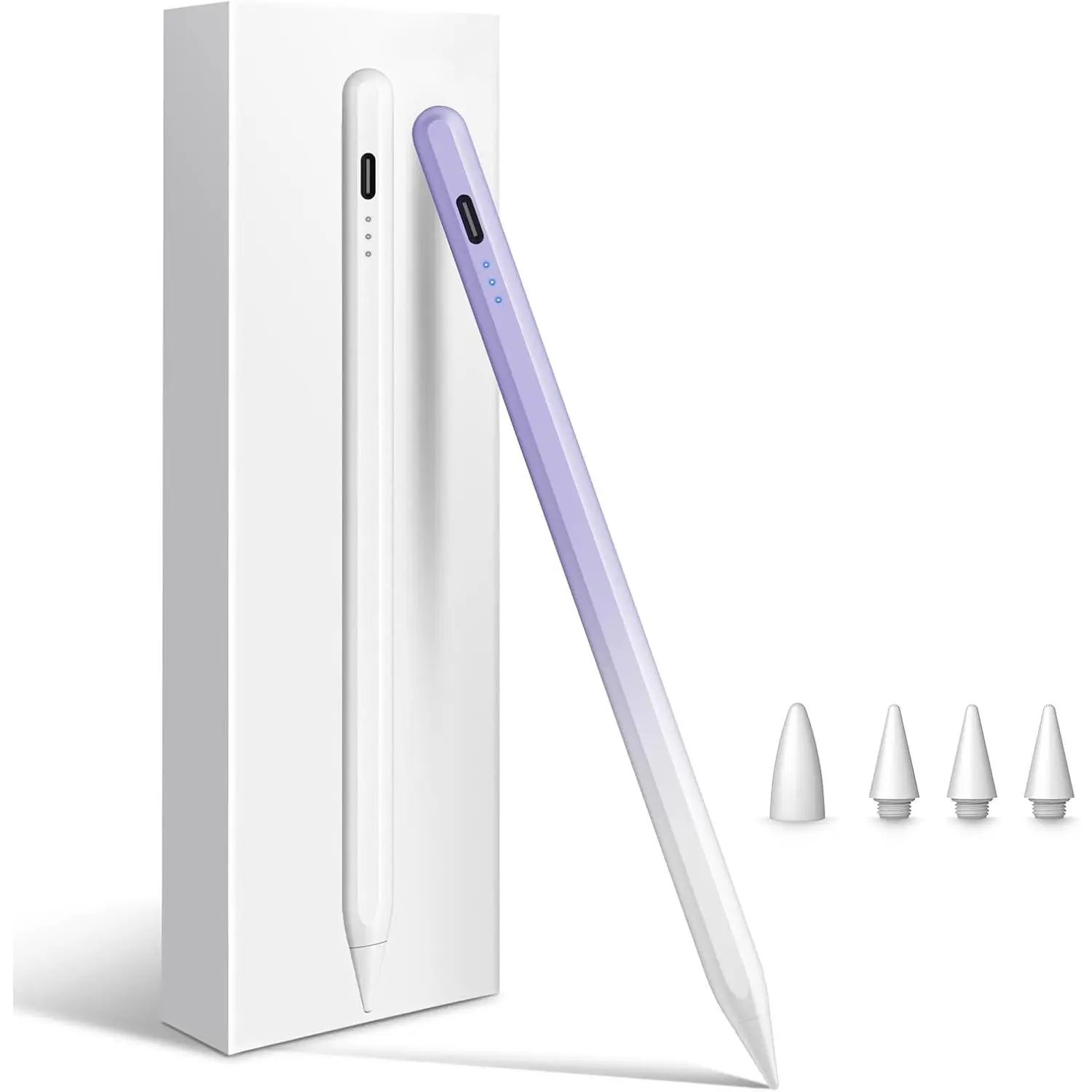 Stylus Pen for iPad 2026-2018 with  Charge,Tilt Sensor Pencil Compatible with iPad 10/9/8/7/6,11th A16,Air 11/13 M2/M3/M4,Pro 11/13 M4/M5,Pro 12.9",Air 5/4/3,Mini 7/6/5