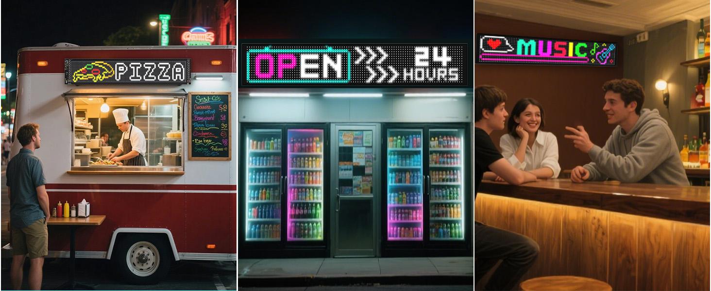 Devil Eyes Light for Windshield Programmable LED Signs with APP & Remote Control - 5V USB Digital Lighting Display, LED Eyes for Cars, SUVs & Trucks (1 Pcs)