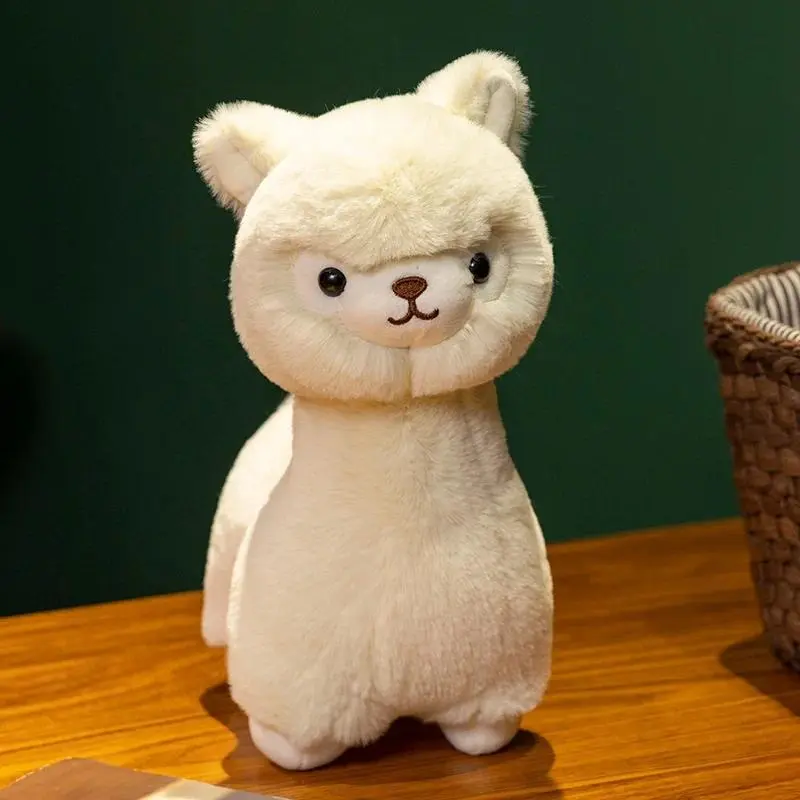 23/30CM Cute Fluffy Alpaca Plush Toys Soft Plush Llama Dolls Stuffed Animal Pillow Nice Friends Birthday Gift Room Decor