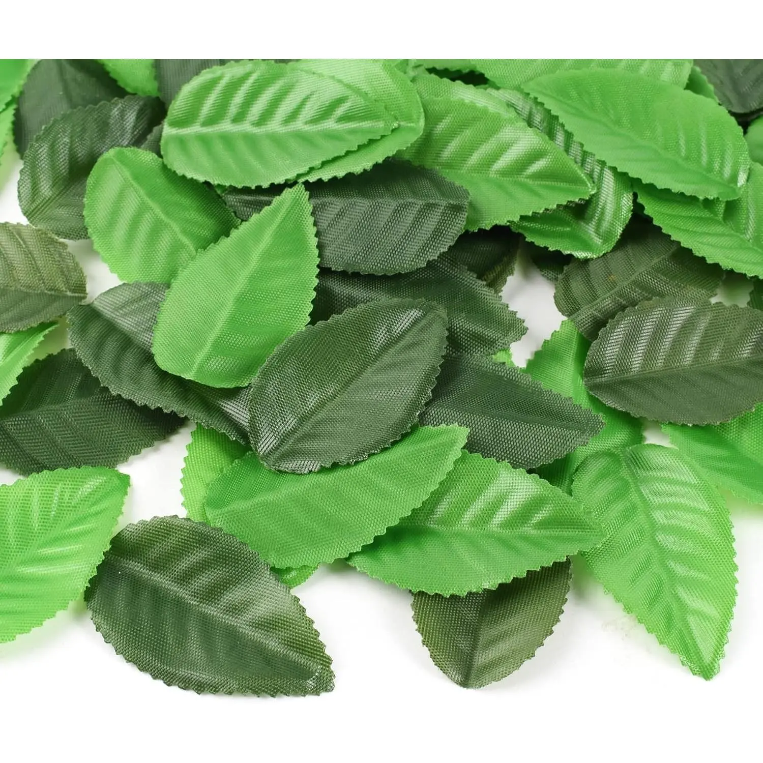 200 count  Green Leaves, Artificial Rose Leaves 2 Colors  Faux Leaf for Crafts Scrapbooking Floral Arrangements  Kitchen Wedding Garland Decoration
