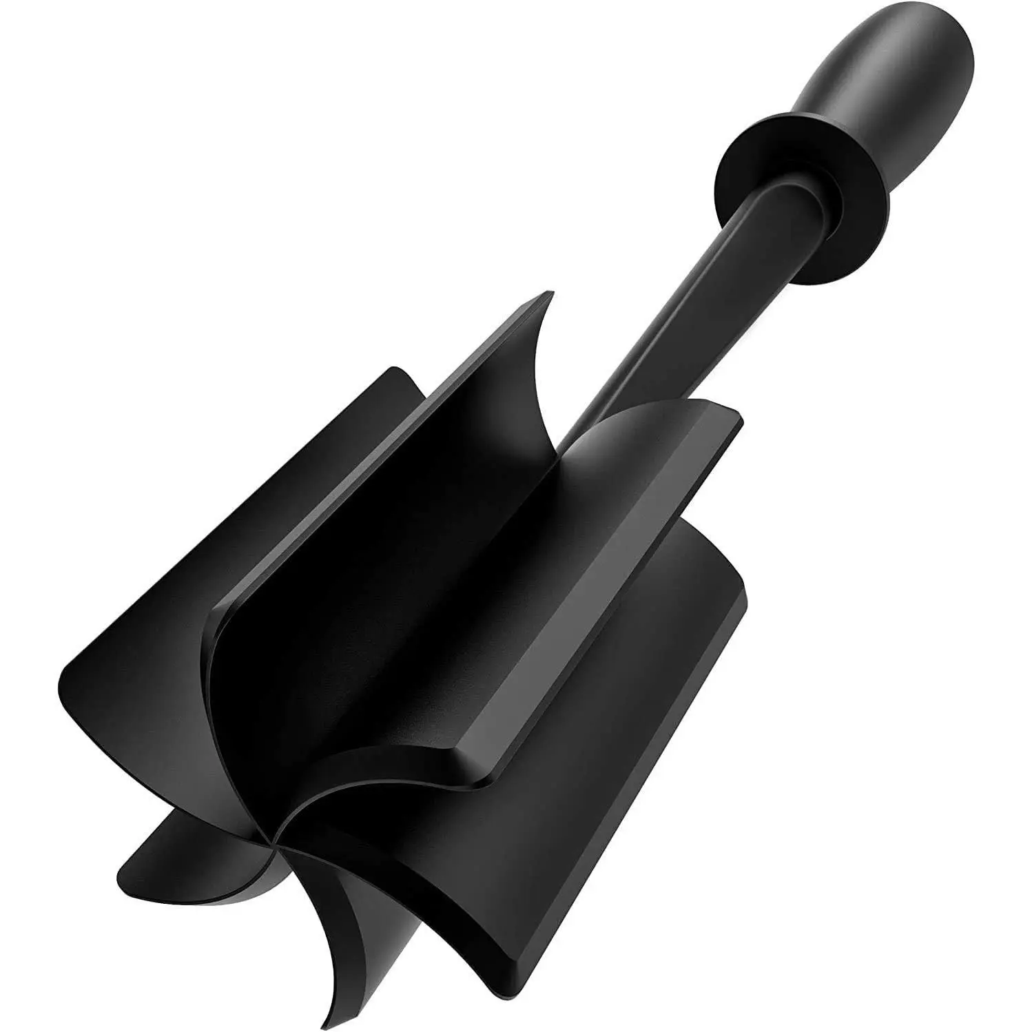 Professional Heatproof Hamburger Smasher, Functional Nylon Kitchen Utensil Safe for Non-Stick Cookware (Black), Utensils