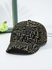 Fashion Letter Pattern Jacquard Baseball Cap, Casual Outdoor Sports Hat for Men & Women, Trendy All-match Sunshade Hat for Daily Wear, Quality Caps