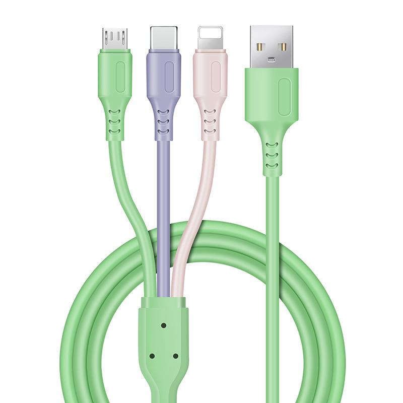 3-in-1 10A Super Fast Charging Cable 3M Extra Long, Durable Braided Multi Charger Cord with LED, Universal for iPhone 16 15 Pro Max