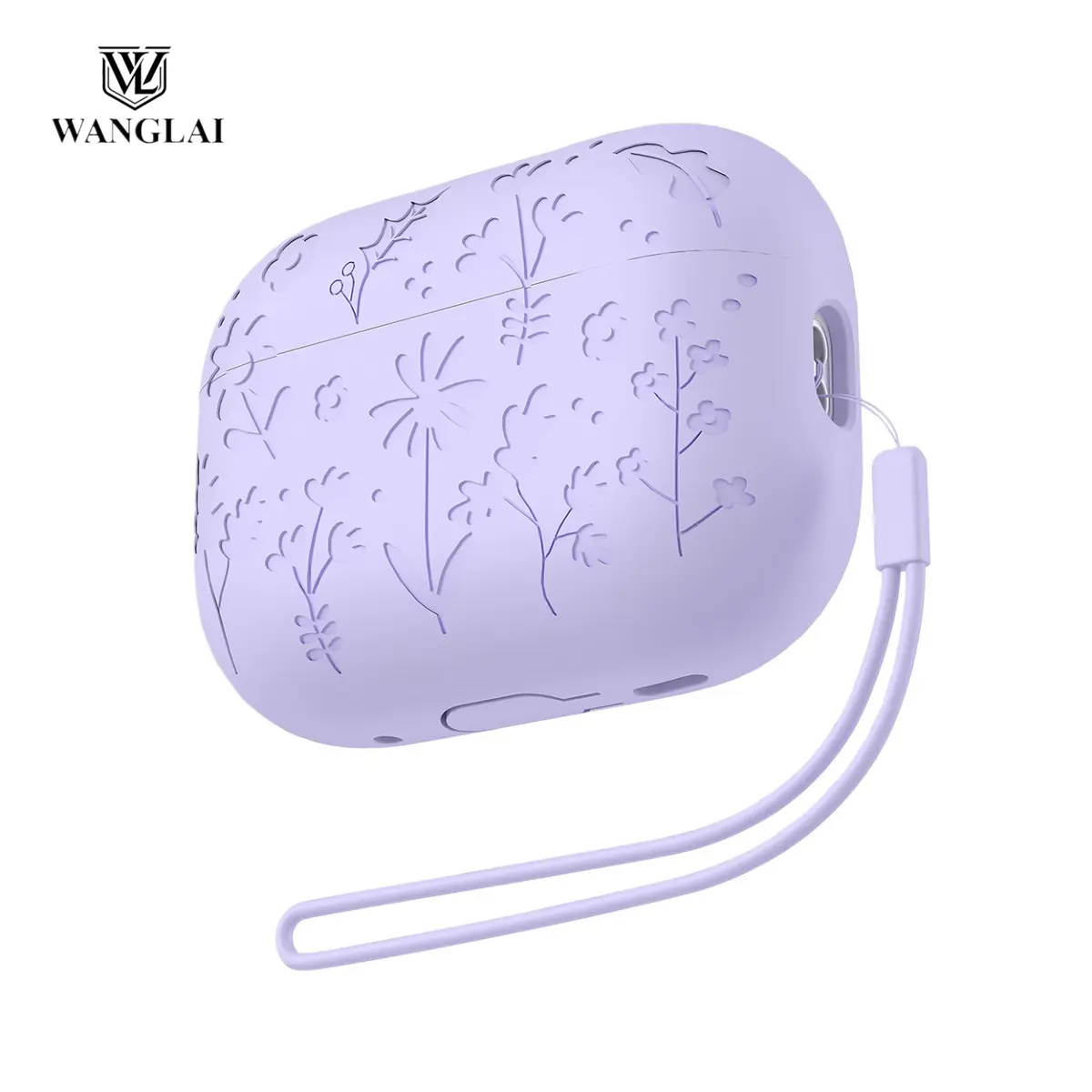 High-Quality Luxury Design Floral Pattern Earphone Case, Compatible with Apple AirPods Pro3/2 Airpods  2/3/4/1, Multi-Color Silicone, Protective Cover