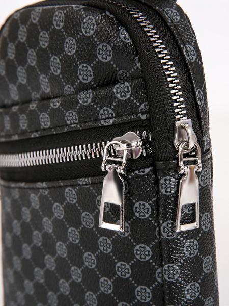 Men's Casual Solid Color Zipper Belt Bag, Fashionable Lightweight Chest Bag for Daily Commuting, Portable Sling Bag for Men, Zipper Fanny Pack