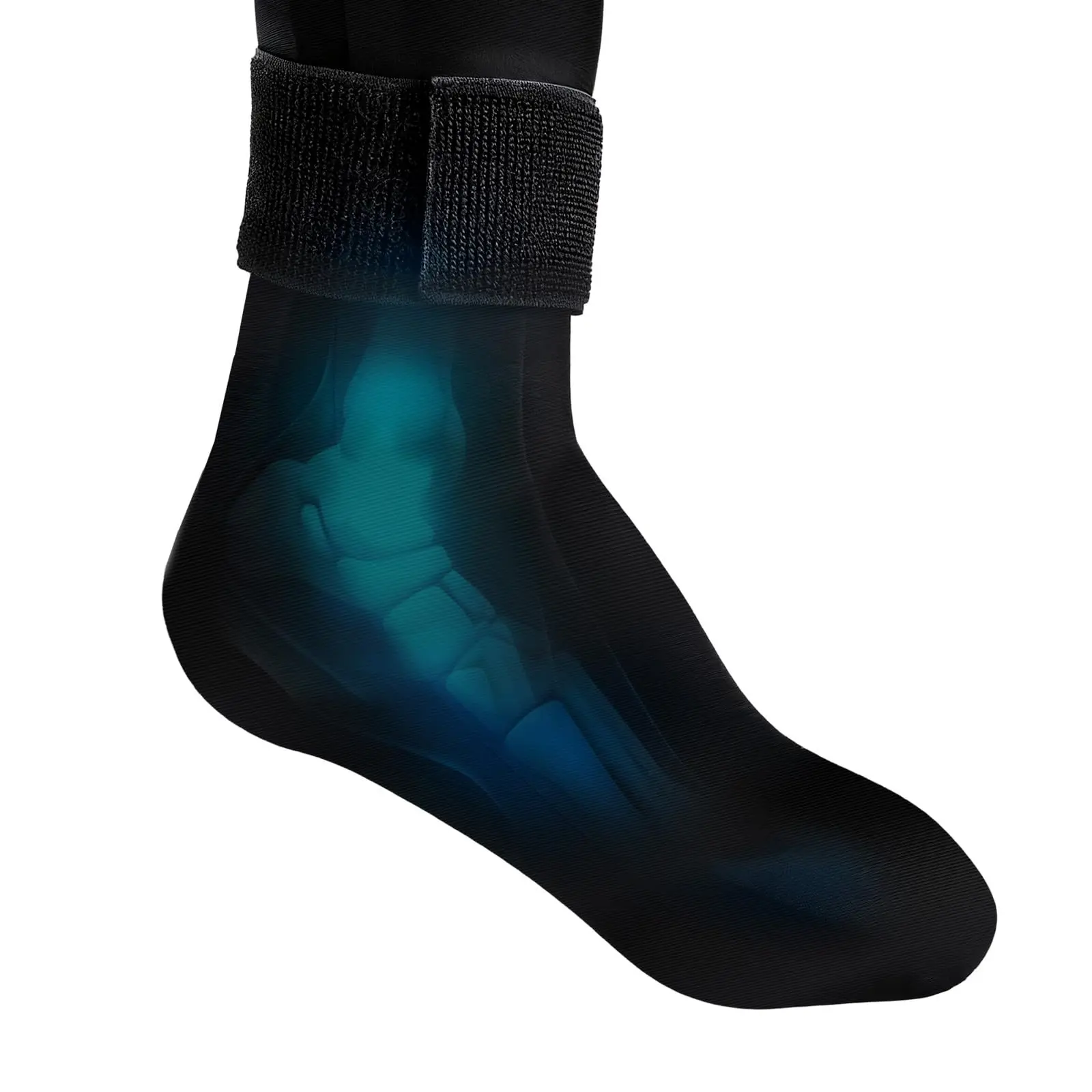 Ankle Ice Pack Wrap for Swelling, Cold/hot Therapy Ice Socks, Reusable Gel Ice Compression Socks, Pain Relief for Women & Men