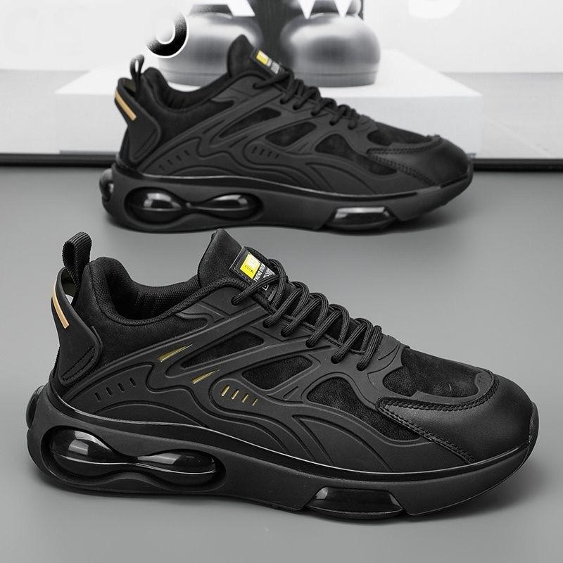 Men's Shoes 2026 Spring and Autumn New Breathable Shoes Men's Trendy Versatile Thick-Soled Casual Sports Shoes Mesh Dad Shoes