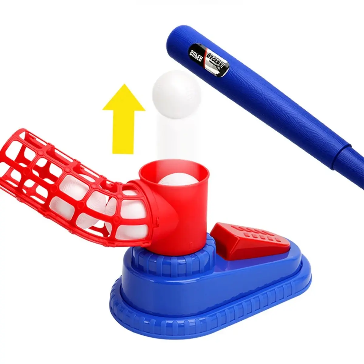 Baseball Ball Toys Adjustable Automatic Pitching Baseball Backyard Outdoor Sports Toy Machine Games Sets Birthday Kids Boy Gift, Must-Have Gift, Holiday Gift Exchange, Toy Pack