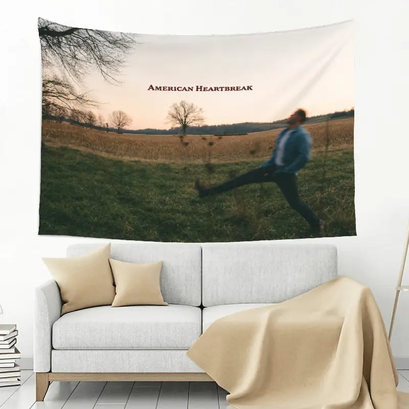 Pop Music Inspired Tapestry, Emotional Album Style Wall Hanging, 60in x 40in Peach Skin Fabric Single-Sided Decor for Bedroom Living Room Dorm Studio Music Room, Modern Music Wall Art Home Decoration Gift