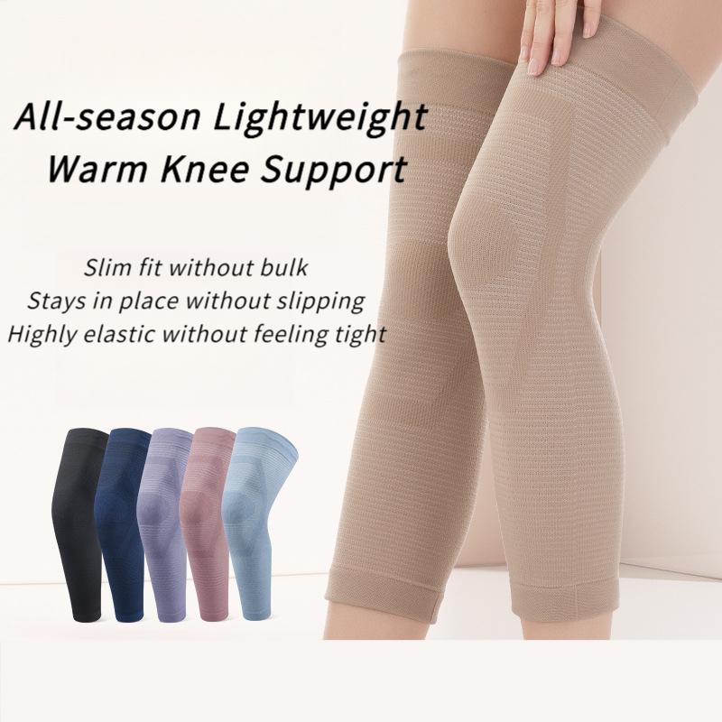 Autumn And Winter Thin Warm Knee Pads For Cold Legs Joint Protection Anti-Slip Cover Air-Conditioned Room Leg Guards Nylon Sports Sleeve
