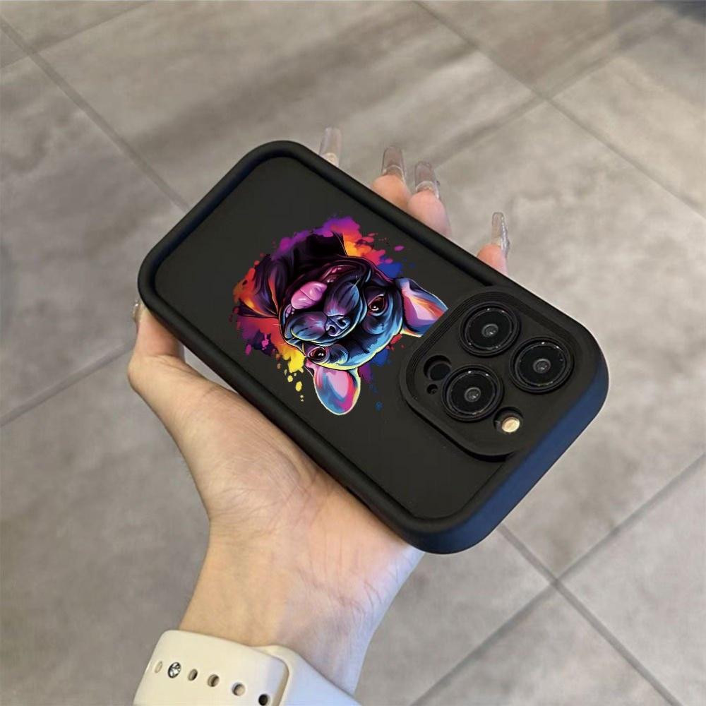 Creative Hot-Selling Designs of Personality French Bulldog Puppies, New Eye-Catching Tiered Phone Cases, Fun And Unique, Simple Yet Stylish Trendy Gifts for Couples, Suitable for iPhone 17 E Air Pro ProMax iPhone16 15 14 Plus 13 12 Mini 11 X XS XR