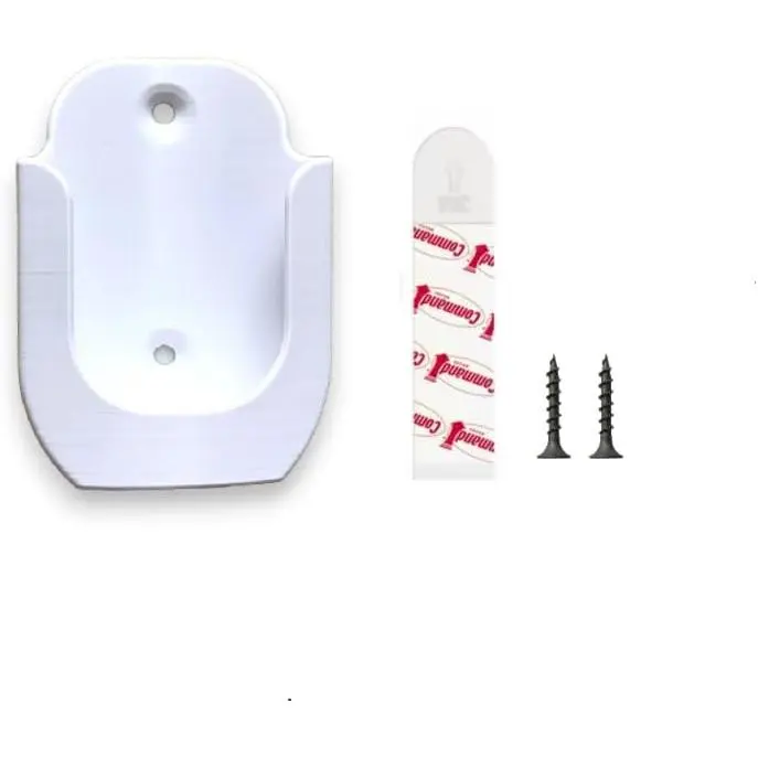 Ceiling Fan Remote Holder Wall Mount for Hunter 99122 99123 Ceiling Fan Controller - Remote Not Included (1 Pk White)